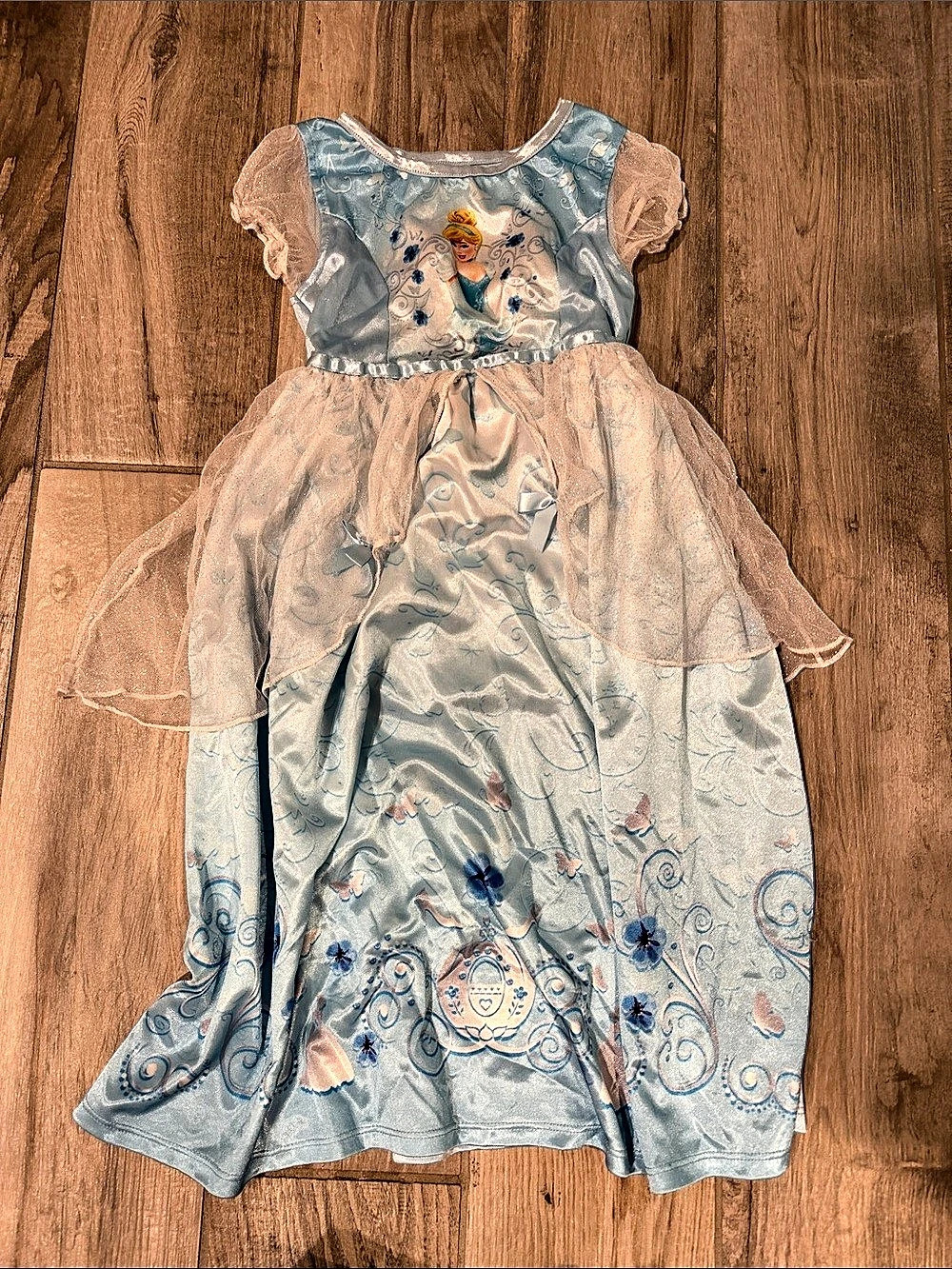 Disney Store Cinderella Costume for Kids Blue & Pink